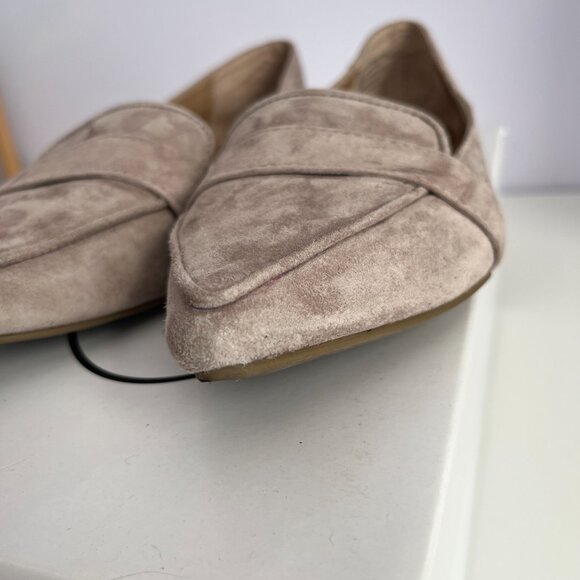 Steve Madden Grey Suede Pointed Toe Flats Jainna Size 5 - Picture 9 of 16